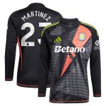 Aston Villa aston villa adidas goalkeeper shirt 2024-25 – long sleeve with martinez 23 printing – 202028938 Kits - Official Football Shirts & Training Gear