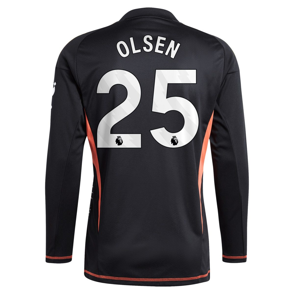 Aston Villa aston villa adidas goalkeeper shirt 2024-25 – long sleeve with olsen 25 printing – 202028939 Kits - Official Football Shirts & Training Gear