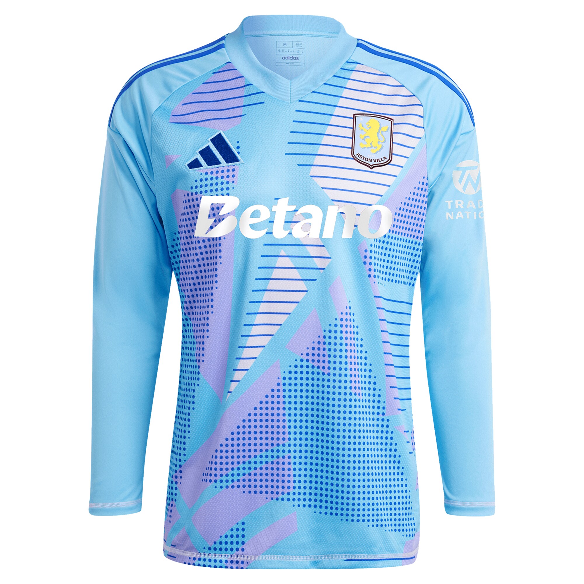 Aston Villa aston villa adidas goalkeeper shirt 2024-25 – long sleeve with olsen 25 printing – 202030976 Kits - Official Football Shirts & Training Gear