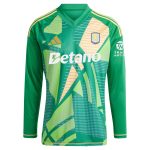 Aston Villa aston villa adidas goalkeeper shirt 2024-25 – long sleeve with olsen 25 printing Kits - Official Football Shirts & Training Gear