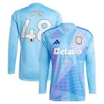 Aston Villa aston villa adidas goalkeeper shirt 2024-25 – long sleeve with zych 48 printing – 202153092 Kits - Official Football Shirts & Training Gear