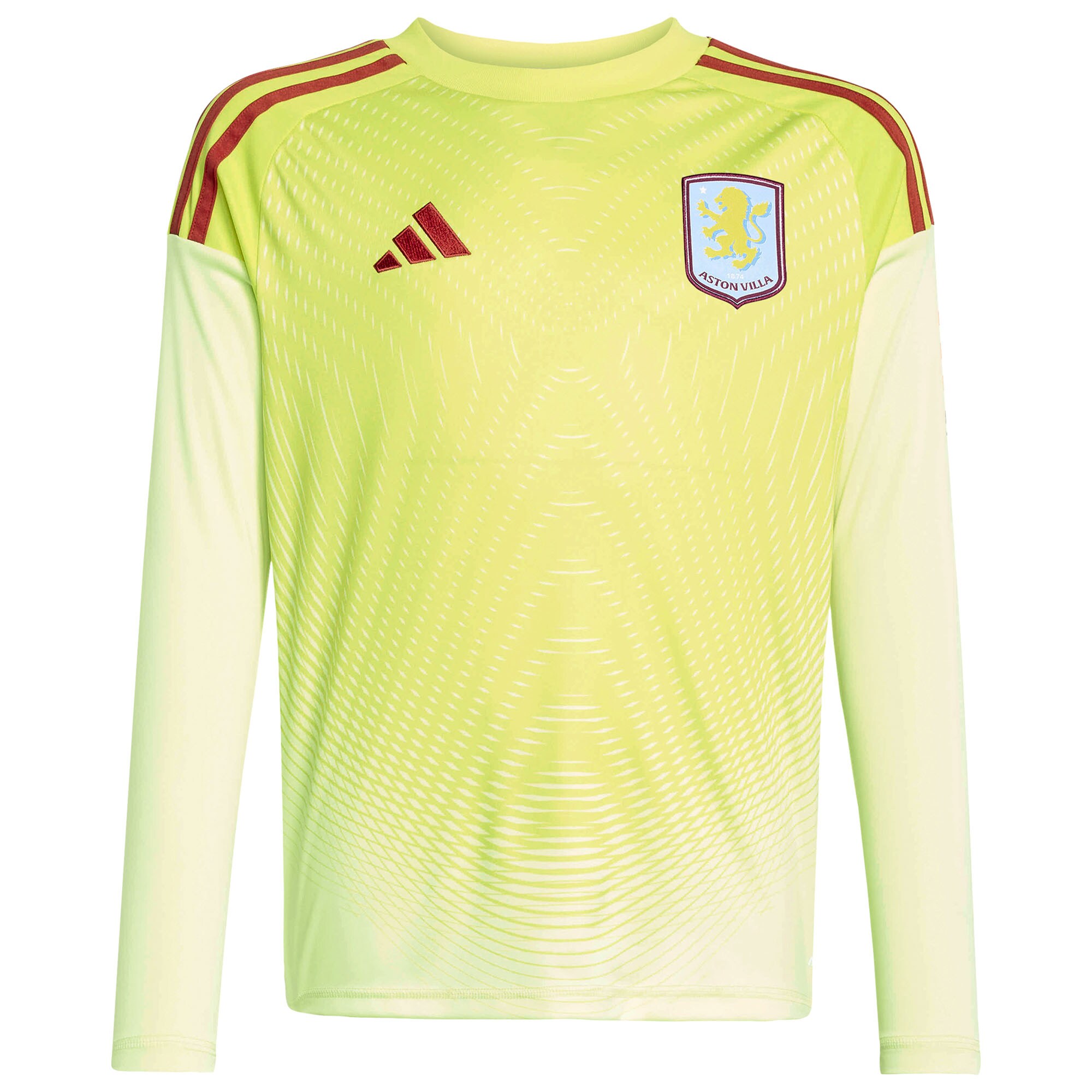 Aston Villa aston villa adidas goalkeeper shirt 2025-26 – long sleeve – kids with custom printing Kits - Official Football Shirts & Training Gear