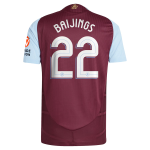 Aston Villa aston villa adidas home authentic shirt 2024-25 with baijings 22 cup printing Kits - Official Football Shirts & Training Gear