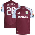 Aston Villa aston villa adidas home authentic shirt 2024-25 with bogarde 26 cup printing Kits - Official Football Shirts & Training Gear
