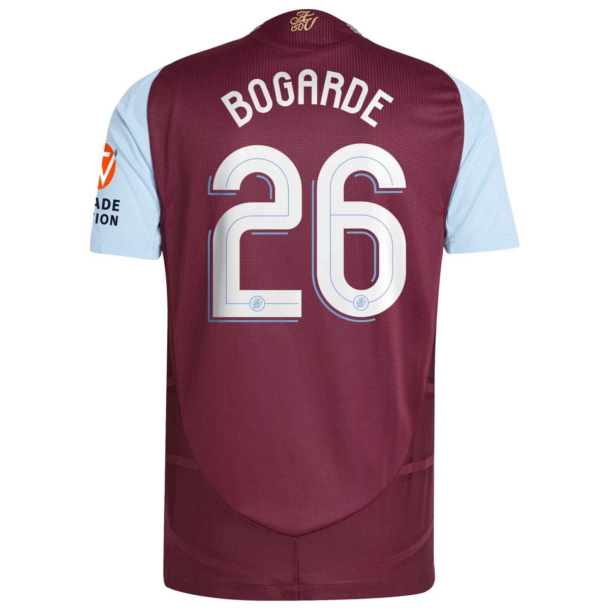 Aston Villa aston villa adidas home authentic shirt 2024-25 with bogarde 26 cup printing Kits - Official Football Shirts & Training Gear