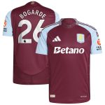 Aston Villa aston villa adidas home authentic shirt 2024-25 with bogarde 26 printing Kits - Official Football Shirts & Training Gear