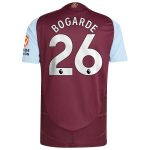 Aston Villa aston villa adidas home authentic shirt 2024-25 with bogarde 26 printing Kits - Official Football Shirts & Training Gear