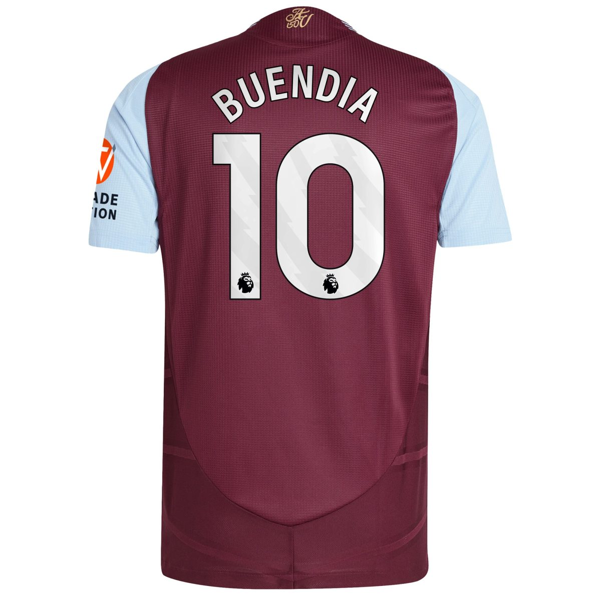 Aston Villa aston villa adidas home authentic shirt 2024-25 with buendia 10 printing Kits - Official Football Shirts & Training Gear
