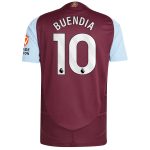 Aston Villa aston villa adidas home authentic shirt 2024-25 with buendia 10 printing Kits - Official Football Shirts & Training Gear