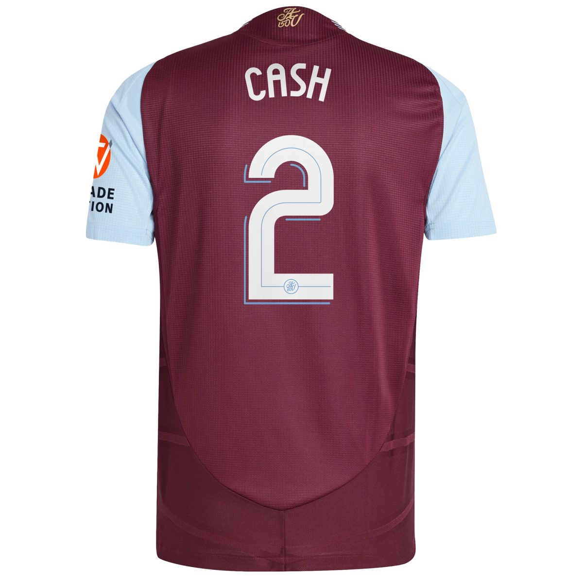 Aston Villa aston villa adidas home authentic shirt 2024-25 with cash 2 cup printing Kits - Official Football Shirts & Training Gear