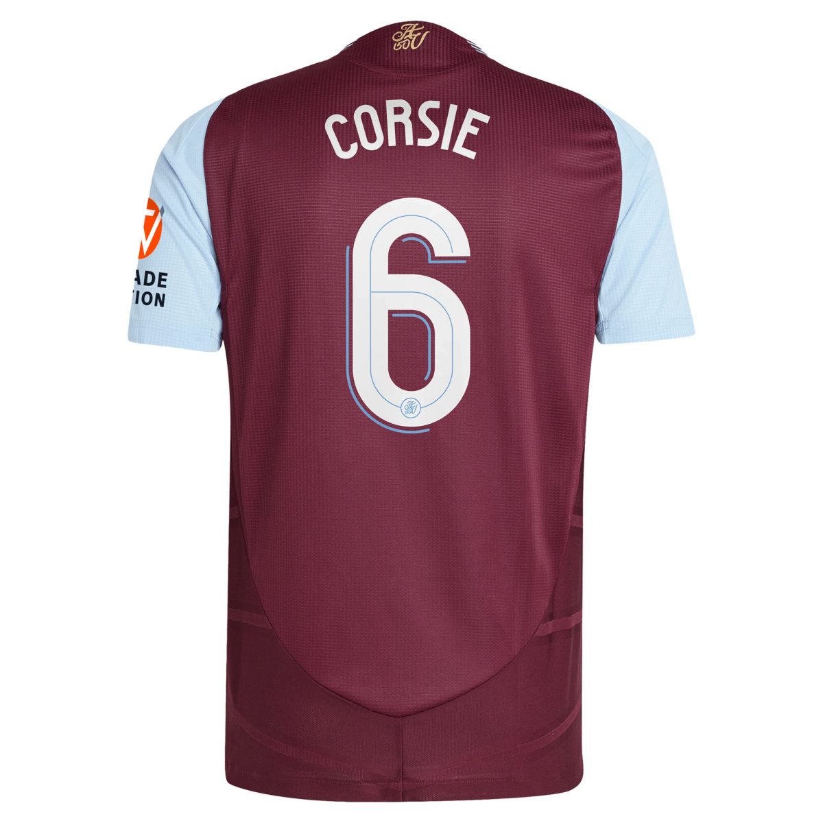 Aston Villa aston villa adidas home authentic shirt 2024-25 with corsie 6 cup printing Kits - Official Football Shirts & Training Gear