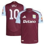 Aston Villa aston villa adidas home authentic shirt 2024-25 with dali 10 cup printing Kits - Official Football Shirts & Training Gear