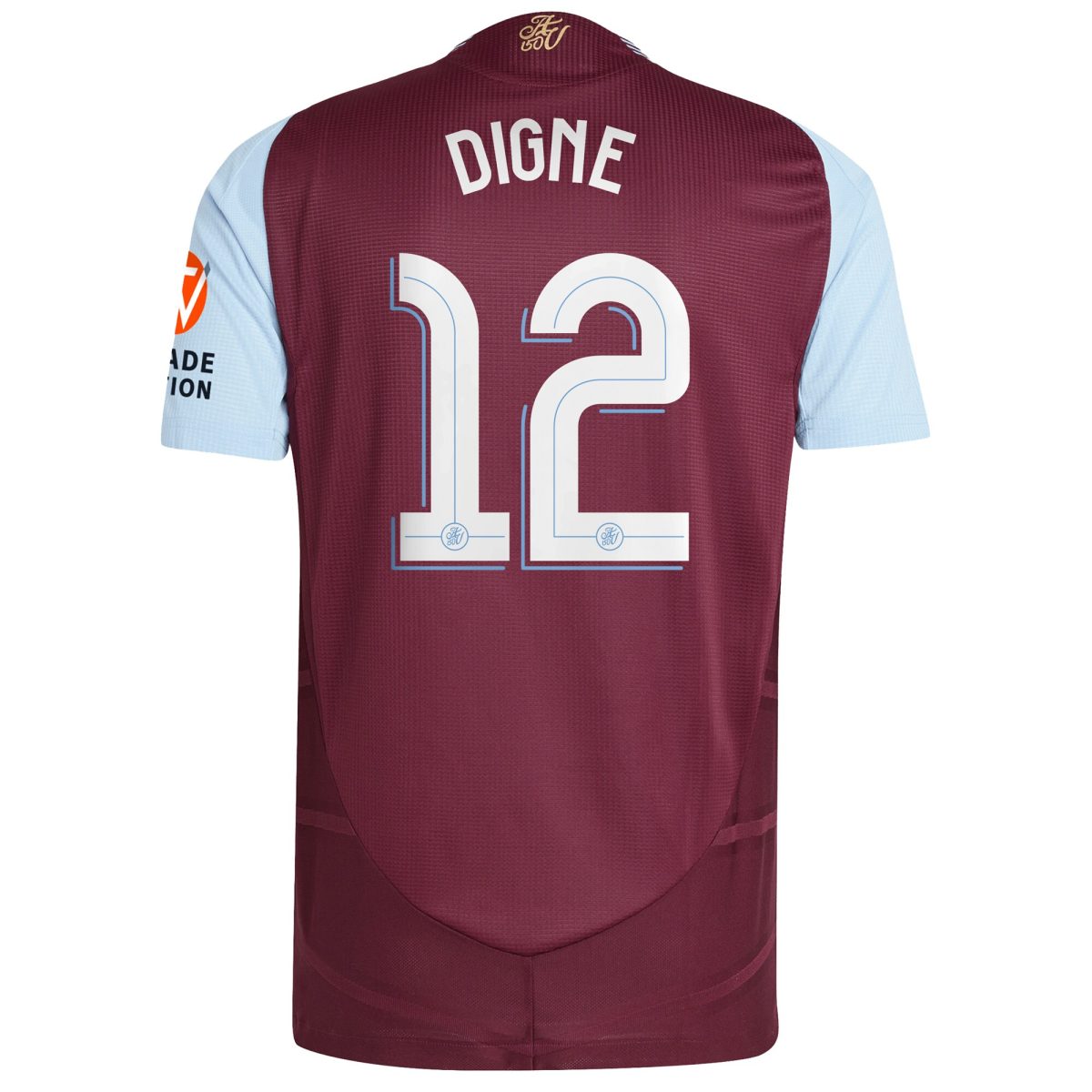Aston Villa aston villa adidas home authentic shirt 2024-25 with digne 12 cup printing Kits - Official Football Shirts & Training Gear