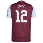 Aston Villa aston villa adidas home authentic shirt 2024-25 with digne 12 cup printing Kits - Official Football Shirts & Training Gear
