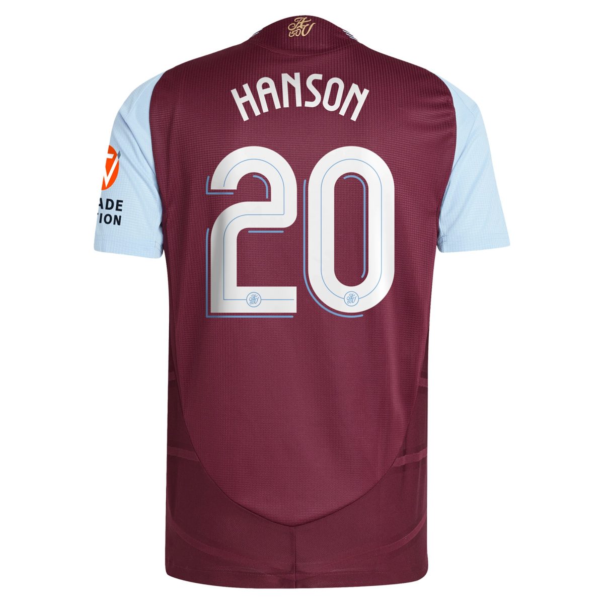 Aston Villa aston villa adidas home authentic shirt 2024-25 with hanson 20 cup printing Kits - Official Football Shirts & Training Gear