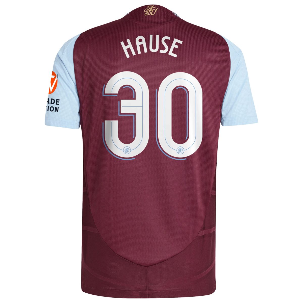 Aston Villa aston villa adidas home authentic shirt 2024-25 with hause 30 cup printing Kits - Official Football Shirts & Training Gear