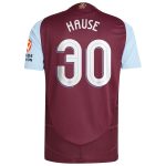 Aston Villa aston villa adidas home authentic shirt 2024-25 with hause 30 cup printing Kits - Official Football Shirts & Training Gear