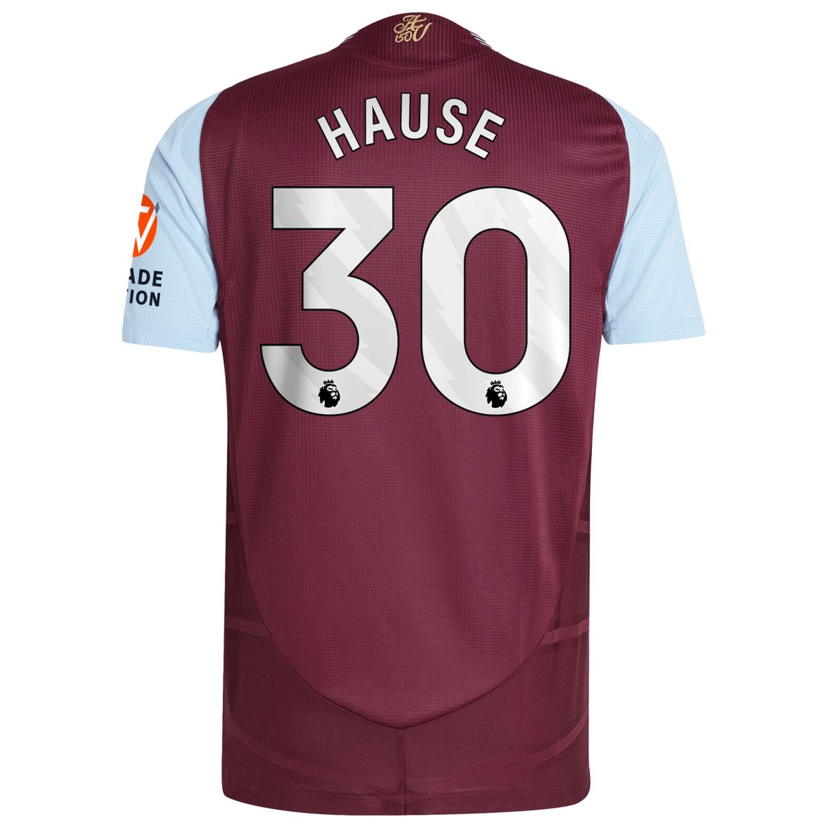 Aston Villa aston villa adidas home authentic shirt 2024-25 with hause 30 printing Kits - Official Football Shirts & Training Gear
