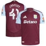 Aston Villa aston villa adidas home authentic shirt 2024-25 with j. ramsey 41 cup printing Kits - Official Football Shirts & Training Gear