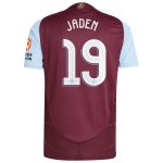 Aston Villa aston villa adidas home authentic shirt 2024-25 with jaden 19 cup printing Kits - Official Football Shirts & Training Gear
