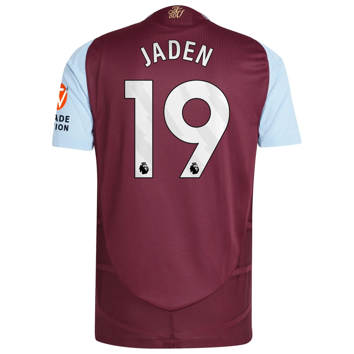 Aston Villa aston villa adidas home authentic shirt 2024-25 with jaden 19 printing Kits - Official Football Shirts & Training Gear