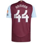 Aston Villa aston villa adidas home authentic shirt 2024-25 with kamara 44 cup printing Kits - Official Football Shirts & Training Gear