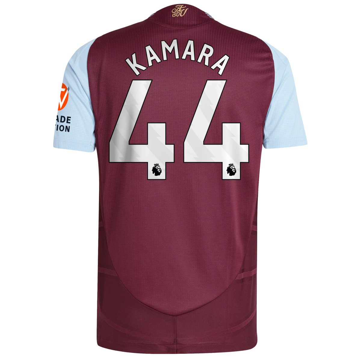 Aston Villa aston villa adidas home authentic shirt 2024-25 with kamara 44 printing Kits - Official Football Shirts & Training Gear