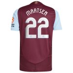 Aston Villa aston villa adidas home authentic shirt 2024-25 with maatsen 22 cup printing Kits - Official Football Shirts & Training Gear