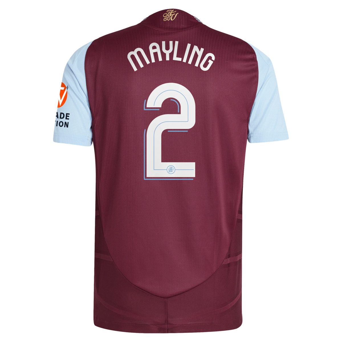 Aston Villa aston villa adidas home authentic shirt 2024-25 with mayling 2 cup printing Kits - Official Football Shirts & Training Gear