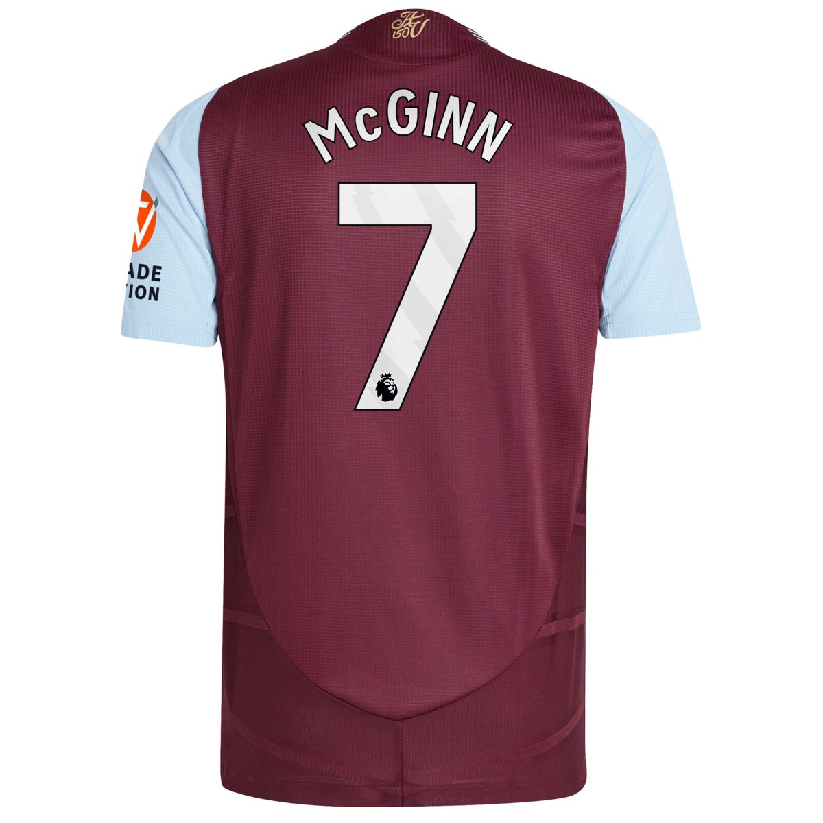 Aston Villa aston villa adidas home authentic shirt 2024-25 with mcginn 7 printing Kits - Official Football Shirts & Training Gear