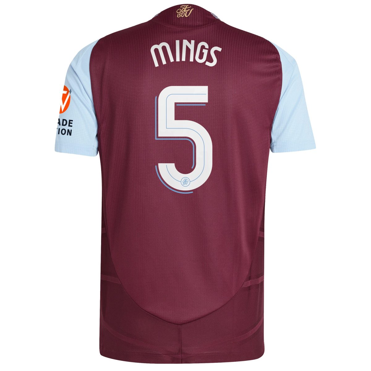 Aston Villa aston villa adidas home authentic shirt 2024-25 with mings 5 cup printing Kits - Official Football Shirts & Training Gear