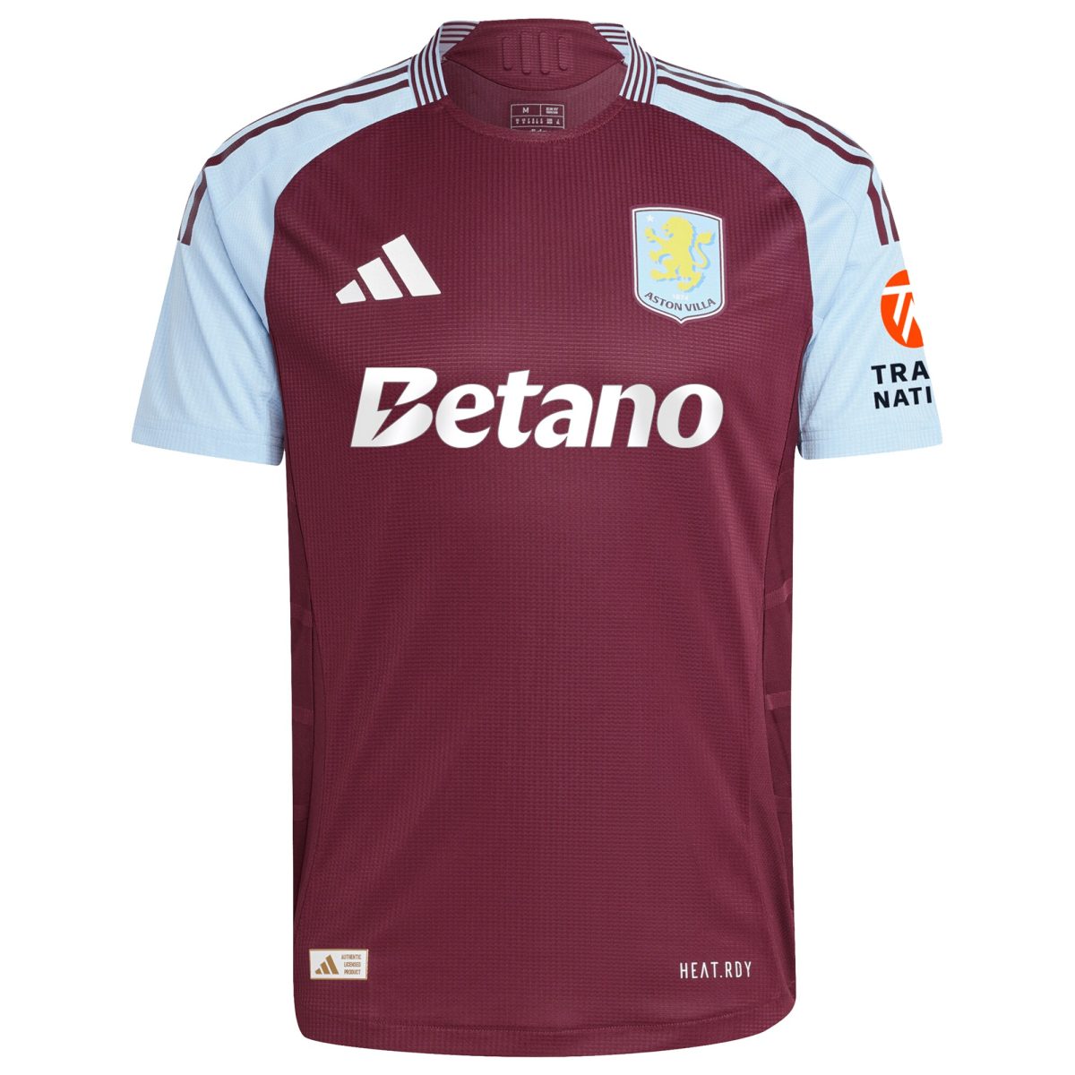 Aston Villa aston villa adidas home authentic shirt 2024-25 with mings 5 printing Kits - Official Football Shirts & Training Gear