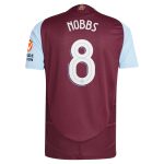 Aston Villa aston villa adidas home authentic shirt 2024-25 with nobbs 8 cup printing Kits - Official Football Shirts & Training Gear