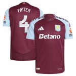 Aston Villa aston villa adidas home authentic shirt 2024-25 with patten 4 cup printing Kits - Official Football Shirts & Training Gear