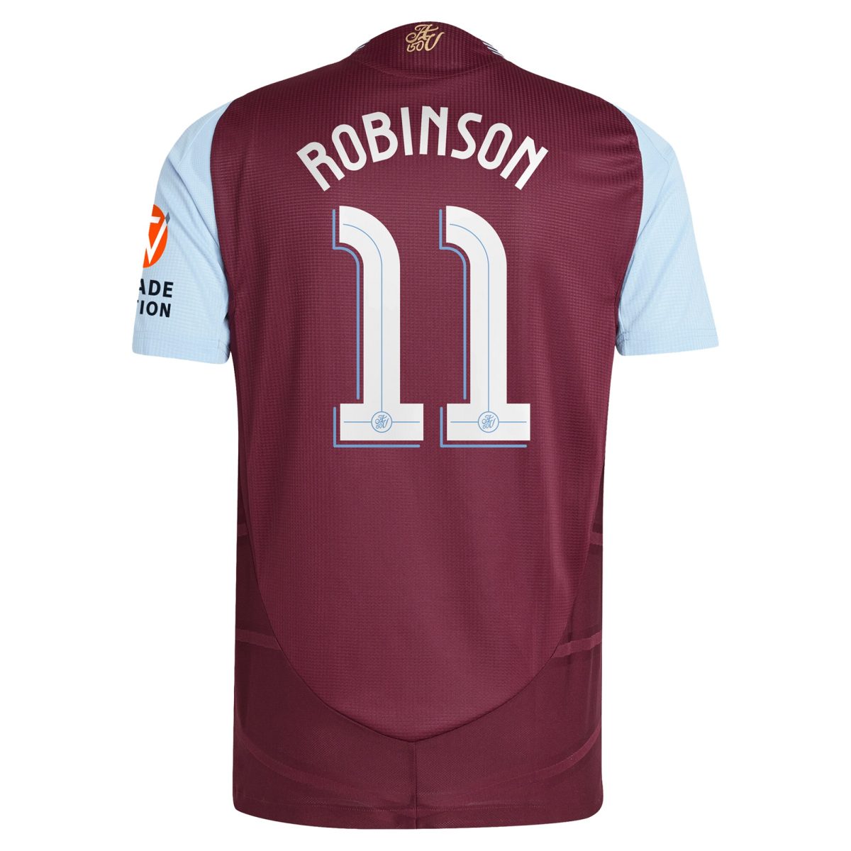 Aston Villa aston villa adidas home authentic shirt 2024-25 with robinson 11 cup printing Kits - Official Football Shirts & Training Gear