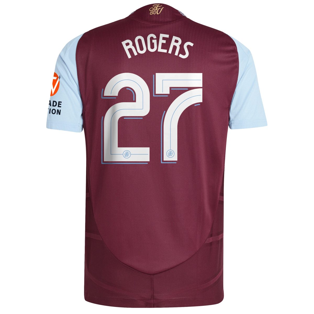 Aston Villa aston villa adidas home authentic shirt 2024-25 with rogers 27 cup printing Kits - Official Football Shirts & Training Gear