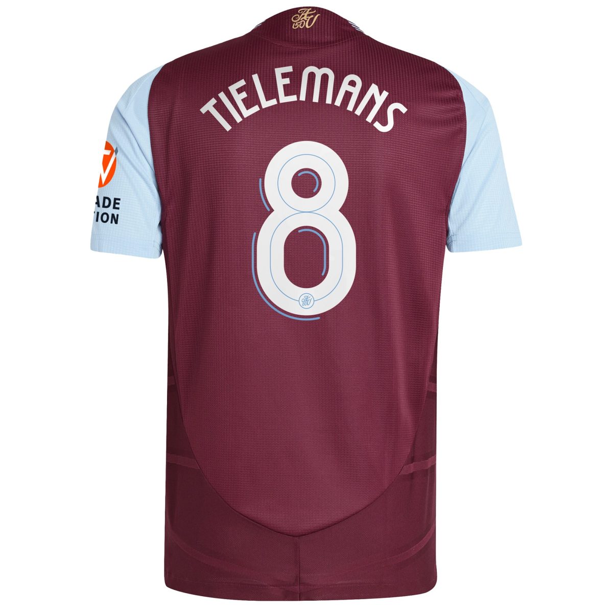 Aston Villa aston villa adidas home authentic shirt 2024-25 with tielemans 8 cup printing Kits - Official Football Shirts & Training Gear