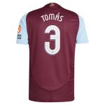 Aston Villa aston villa adidas home authentic shirt 2024-25 with tomás 3 cup printing Kits - Official Football Shirts & Training Gear