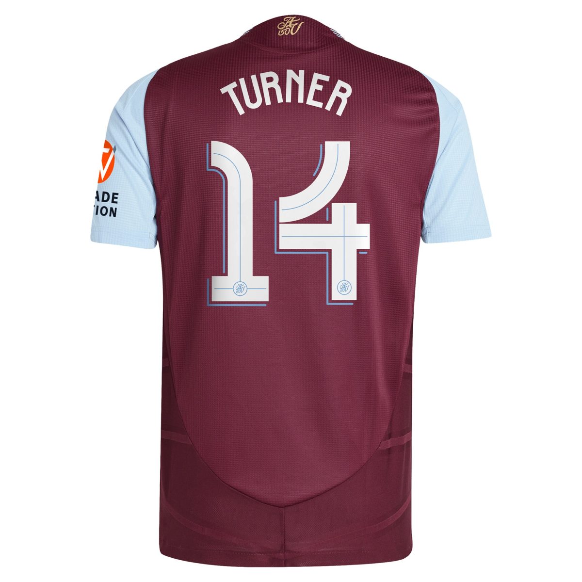 Aston Villa aston villa adidas home authentic shirt 2024-25 with turner 14 cup printing Kits - Official Football Shirts & Training Gear