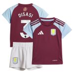Aston Villa aston villa adidas home baby kit 2024-25 with disasi 3 printing Kits - Official Football Shirts & Training Gear