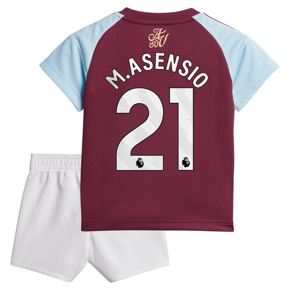 Aston Villa aston villa adidas home baby kit 2024-25 with m.asensio 21 printing Kits - Official Football Shirts & Training Gear