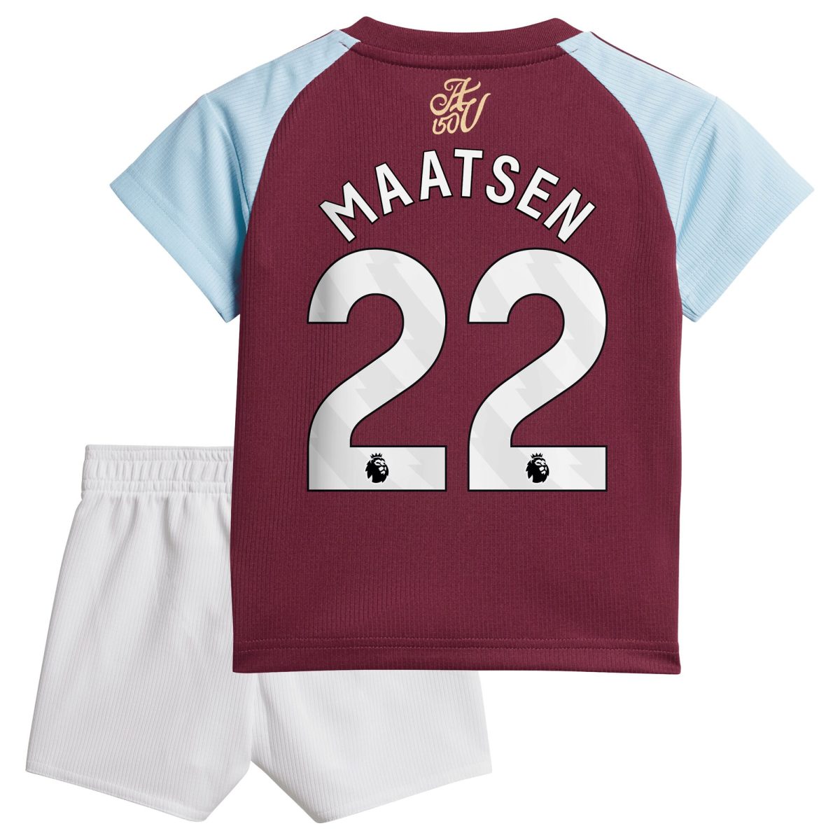 Aston Villa aston villa adidas home baby kit 2024-25 with maatsen 22 printing Kits - Official Football Shirts & Training Gear