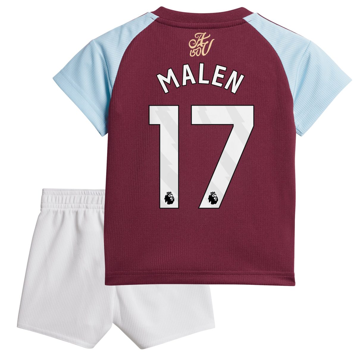 Aston Villa aston villa adidas home baby kit 2024-25 with malen 17 printing Kits - Official Football Shirts & Training Gear