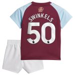 Aston Villa aston villa adidas home baby kit 2024-25 with swinkels 50 printing Kits - Official Football Shirts & Training Gear