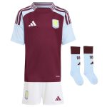 Aston Villa aston villa adidas home mini kit 2024-25 with custom printing Kits - Official Football Shirts & Training Gear