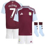 Aston Villa aston villa adidas home mini kit 2024-25 with mcginn 7 printing Kits - Official Football Shirts & Training Gear