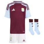 Aston Villa aston villa adidas home mini kit 2024-25 with rogers 27 printing Kits - Official Football Shirts & Training Gear