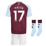 Aston Villa aston villa adidas home mini kit 2024-26 with malen 17 printing Kits - Official Football Shirts & Training Gear