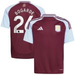 Aston Villa aston villa adidas home shirt 2024-25 – kids with bogarde 26 printing Kits - Official Football Shirts & Training Gear