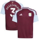 Aston Villa aston villa adidas home shirt 2024-25 – kids with diego carlos 3 printing Kits - Official Football Shirts & Training Gear